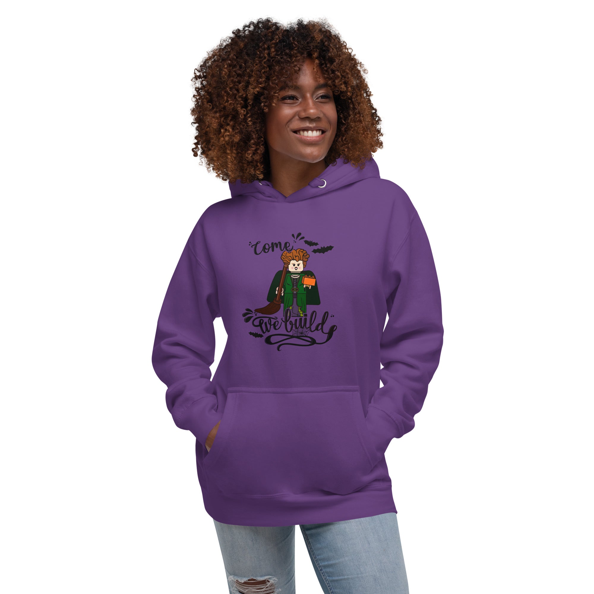 Halloween Winifred Building Bricks Hoodie Sweatshirt - StudBee